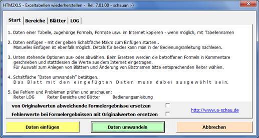 Blatt Start