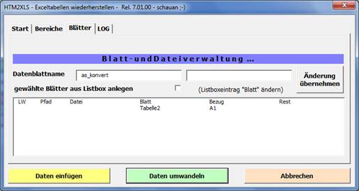 Blatt Start